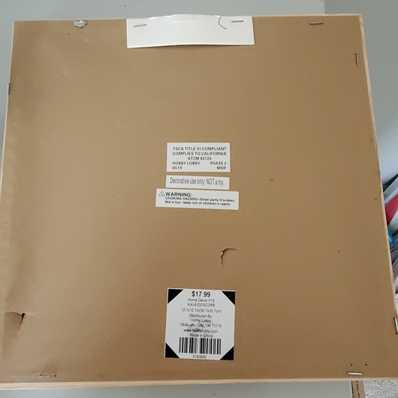 NWT HOBBY LOBBY KALEIDOSCOPE HOME DECOR - Picture 3 of 3